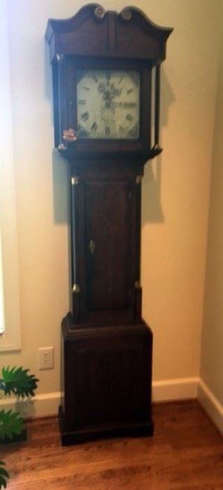 Circa 1770 Tall English Clock