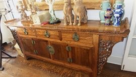 LARGE ARTS AND CRAFTS CREDENZA 