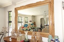 BEAUTIFUL LARGE WOOD MIRROR
