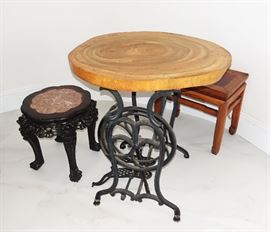 VARIOUS ANTIQUE TABLES
