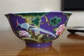 ANTIQUE CHINESE ENAMEL BOWL