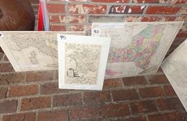 Lot of old Maps