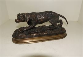 Original 19c French Bronze Signed Y. Mongmiey.