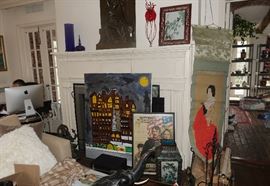 Oil on Canvas signed "Chelsea Hotel"