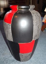 Vohann Ceramic Geometric Vase 17"T