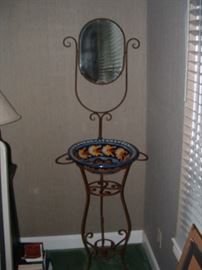 iron washstand