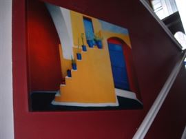 colorful wall hanging