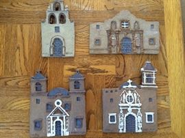 Vintage ceramics - San Antonio missions