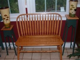 Nice oak bench