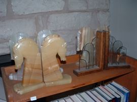 Onyx bookends