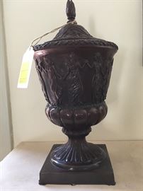 Pair Mantle Urns Victorian Revival 