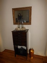 Antique record/sheet music cabinet