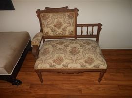 Eastlake antique settee 