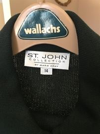 Black St. John suit