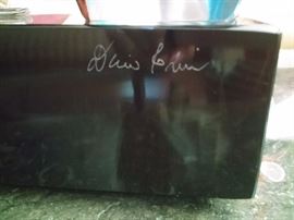 Dino Rosin "ll Bacio"(The Kiss) Hand Blown Murano Glass Figurine from the Studio Rosin on the island of Murano, Italy