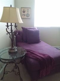 Murray Feiss "Garden Gate" Iron & Brass Table Lamp