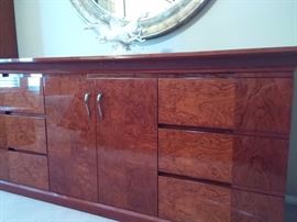 Excelsior " Firenze" Rosewood, laquer finish Bedroom Furniture Made in Italy This piece is very versatile can also be used as a sideboard / Buffet or used to upgrade any room.