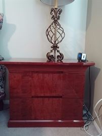 Excelsior " Firenze" Rosewood, laquer finish Bedroom Furniture Made in Italy