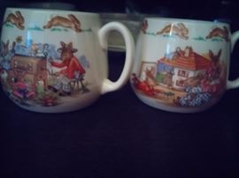Vintage Beatrice Potter wonderful tea cups