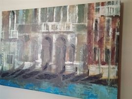 Gondolas in Venice Royal painting