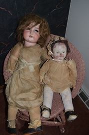Antique Dolls, condition issues