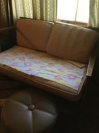 love seat and ottoman