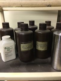 vintage medical bottles
