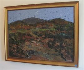 Signed Lower Right in Greek Alphabet letters