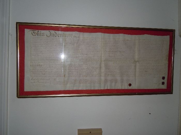 One of many Indentures