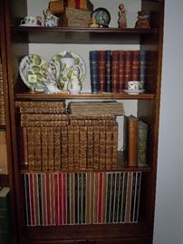 Old books and glassware