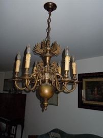 This chandelier is very heavy...and beautiful
