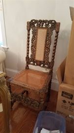 
Antique Carved Elegant Chair