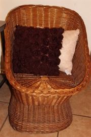 furniture wicker chair