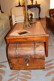 furniture trunk and coffee table