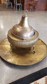 1900s Brass Turkish Brazier