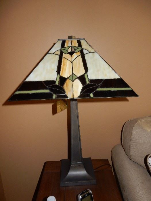one of many tiffany style lamps we have for sale