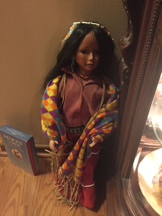 Indian doll approximately 2 feet tall $50  *BUY IT NOW*