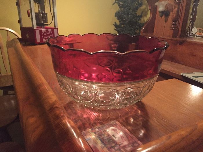 Glass bowl $40 *BUY IT NOW*