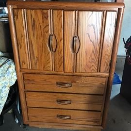 Oak armoire $100