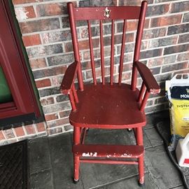 Primitive high chair $50