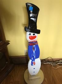 Glass snowman  $195