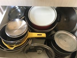 Pots, pans 