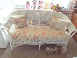 Wicker two seater