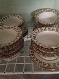 Limoges bowls and plates