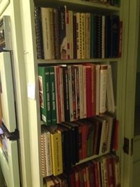 Some of the many cookbooks (over 100)