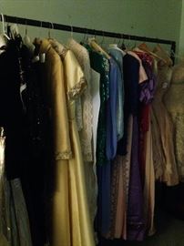 Evening wear and vintage clothing