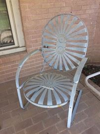 Patio spring chair