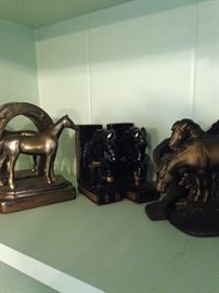 Horse bookends