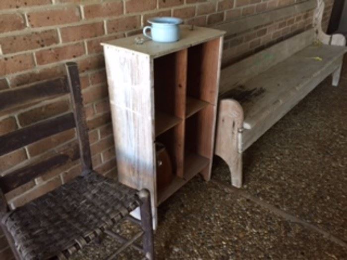 Primitive style Church Bench & more !!