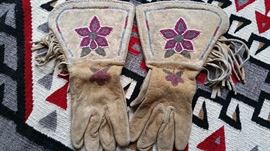 beaded gauntlets
